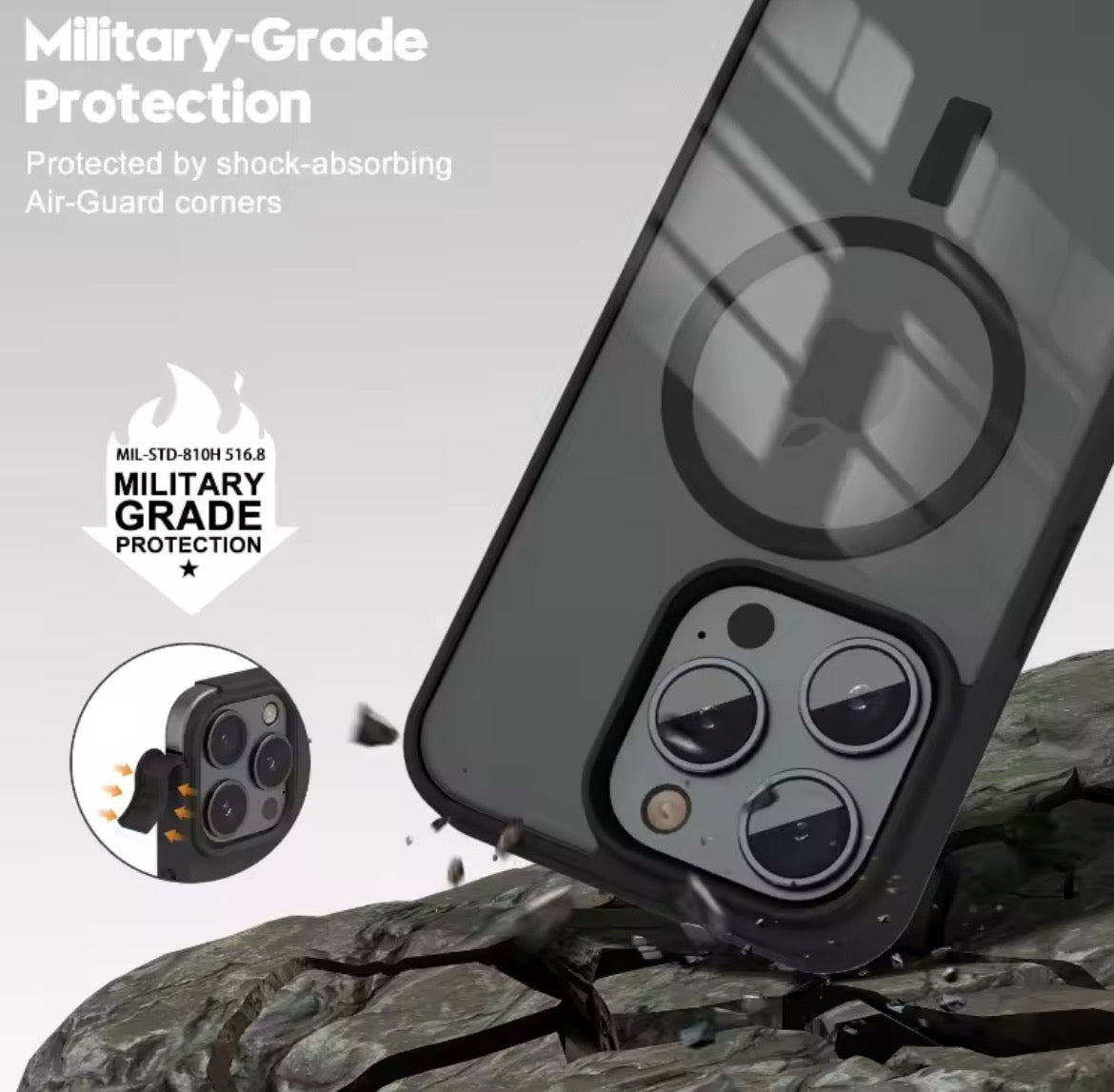 Magnetic ClearShield iPhone Case
