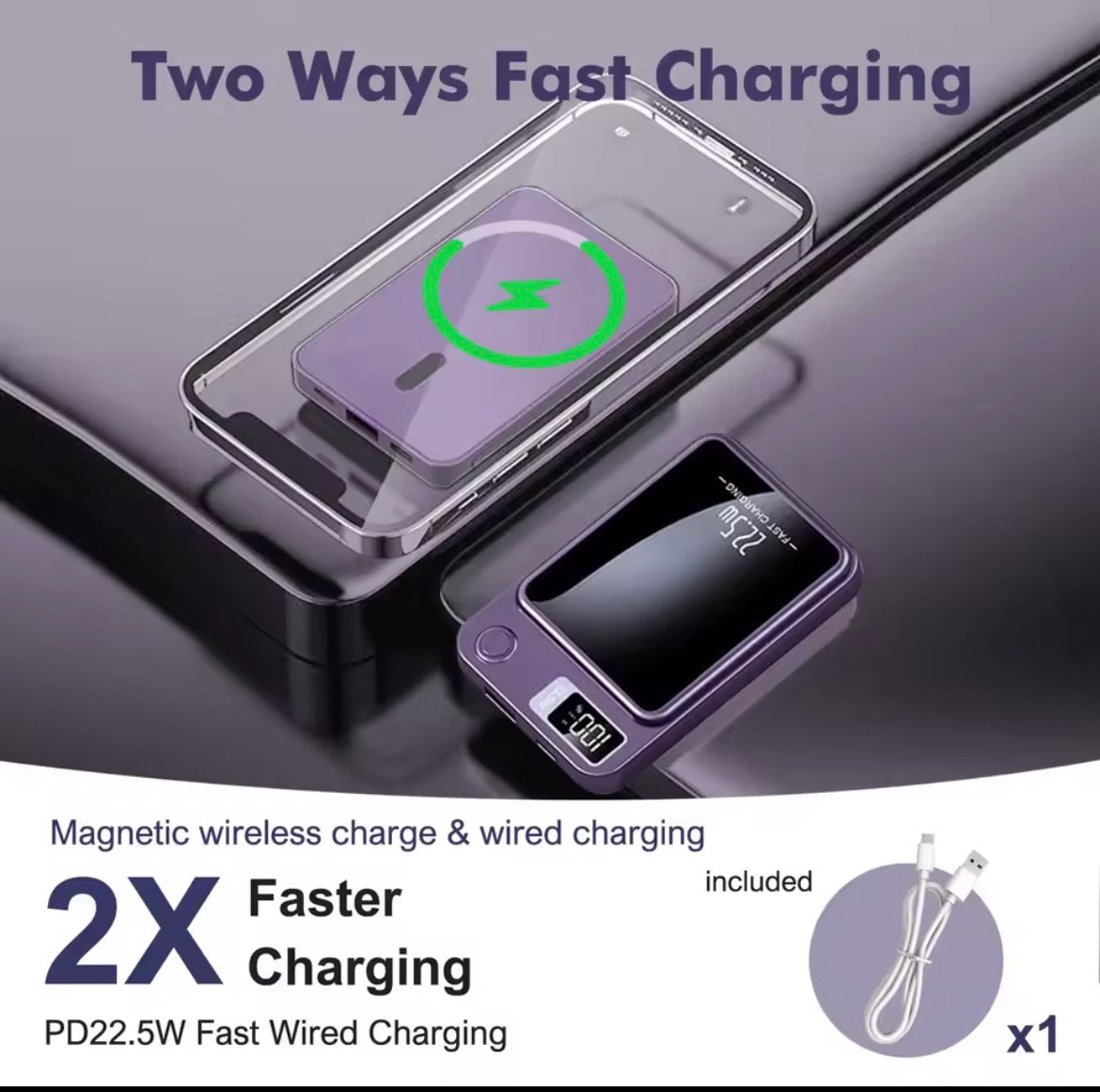 PulseCharge Magnetic Power Bank